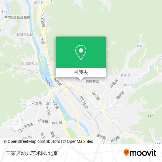 三家店幼儿艺术园地图