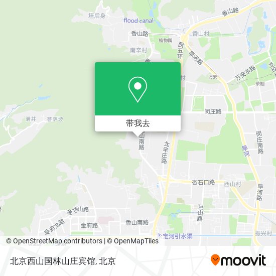 北京西山国林山庄宾馆地图
