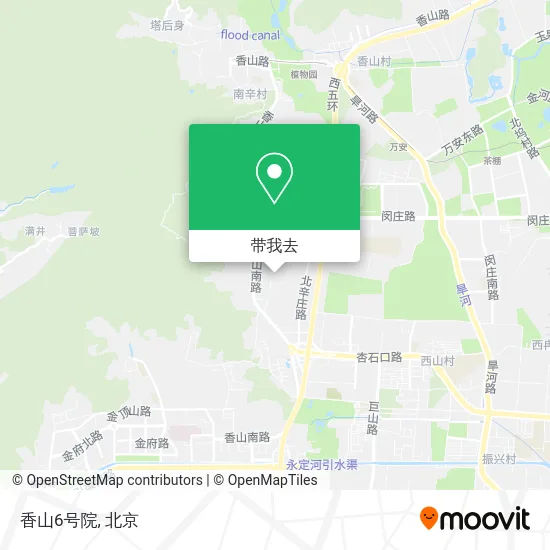 香山6号院地图