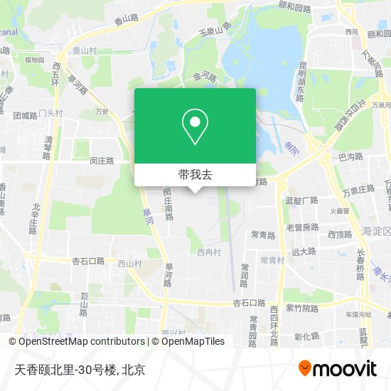 天香颐北里-30号楼地图