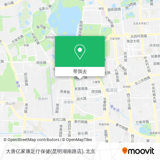 大唐亿家康足疗保健(昆明湖南路店)地图