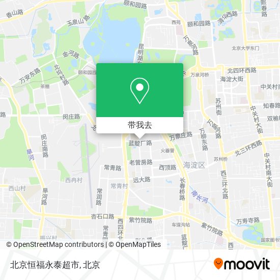 北京恒福永泰超市地图