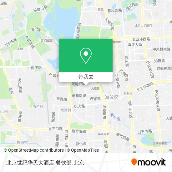 北京世纪华天大酒店-餐饮部地图