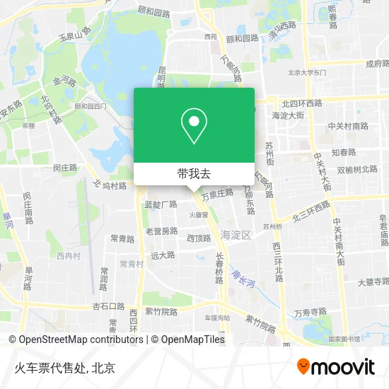 火车票代售处地图