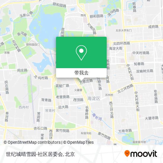 世纪城晴雪园-社区居委会地图