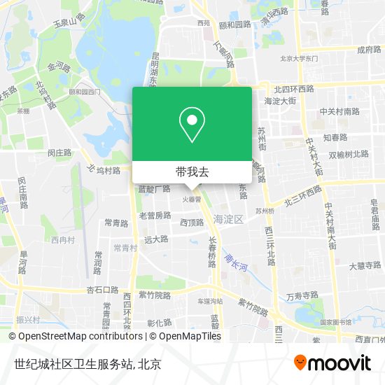 世纪城社区卫生服务站地图