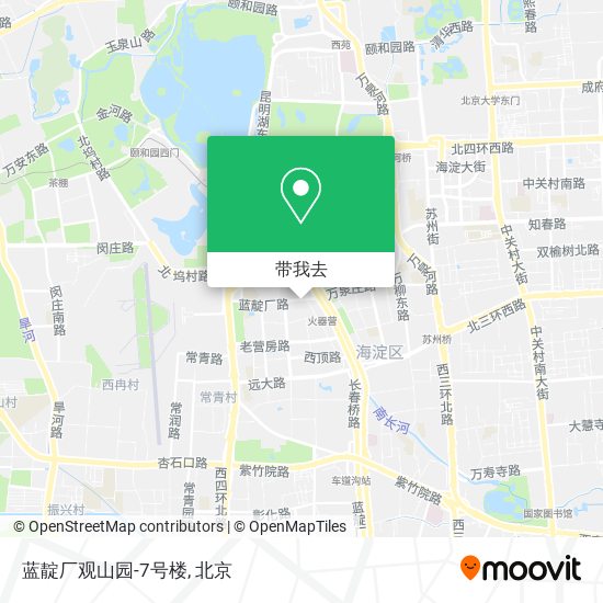 蓝靛厂观山园-7号楼地图