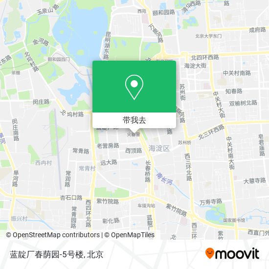 蓝靛厂春荫园-5号楼地图