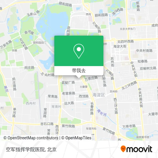 空军指挥学院医院地图