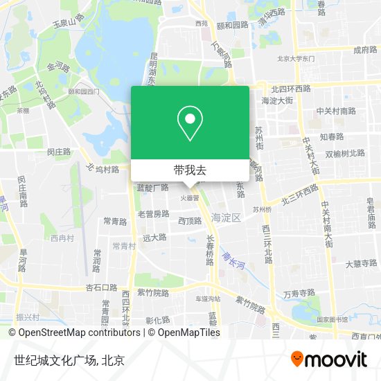 世纪城文化广场地图