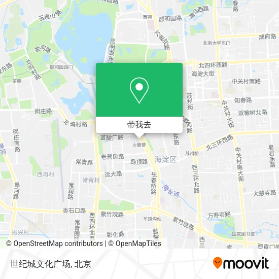 世纪城文化广场地图