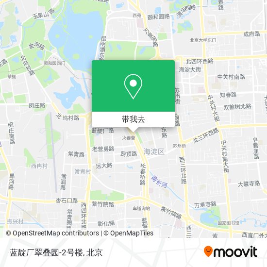 蓝靛厂翠叠园-2号楼地图