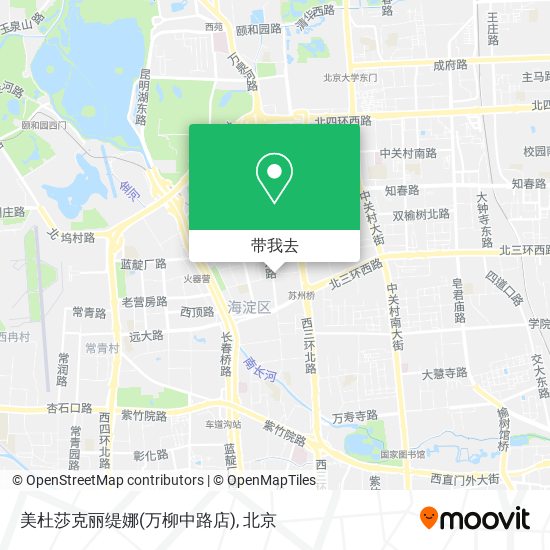 美杜莎克丽缇娜(万柳中路店)地图