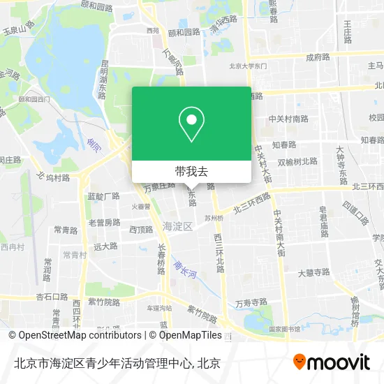 北京市海淀区青少年活动管理中心地图
