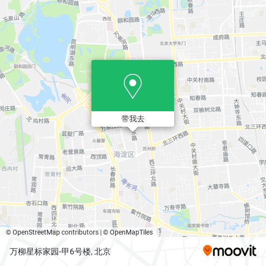 万柳星标家园-甲6号楼地图