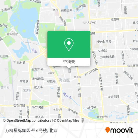 万柳星标家园-甲6号楼地图