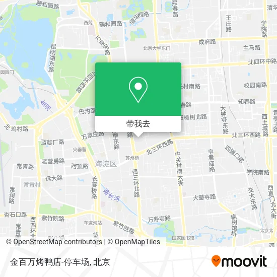 金百万烤鸭店-停车场地图