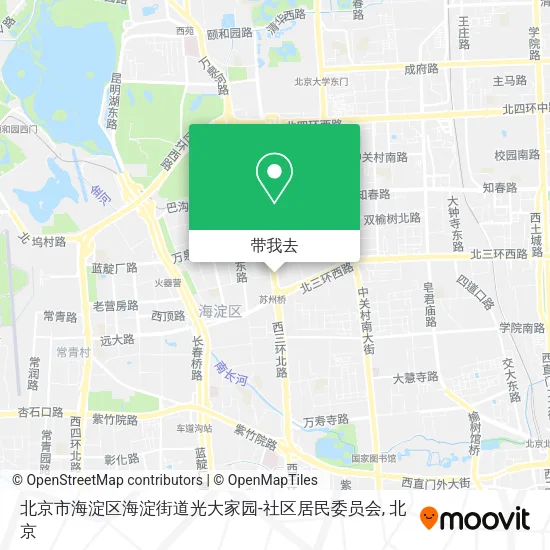 北京市海淀区海淀街道光大家园-社区居民委员会地图