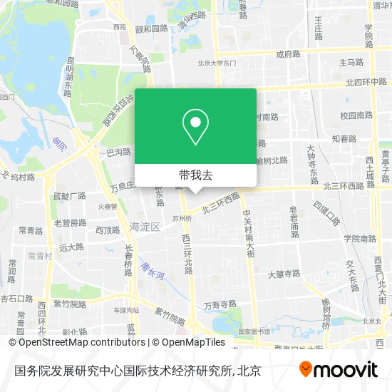 国务院发展研究中心国际技术经济研究所地图