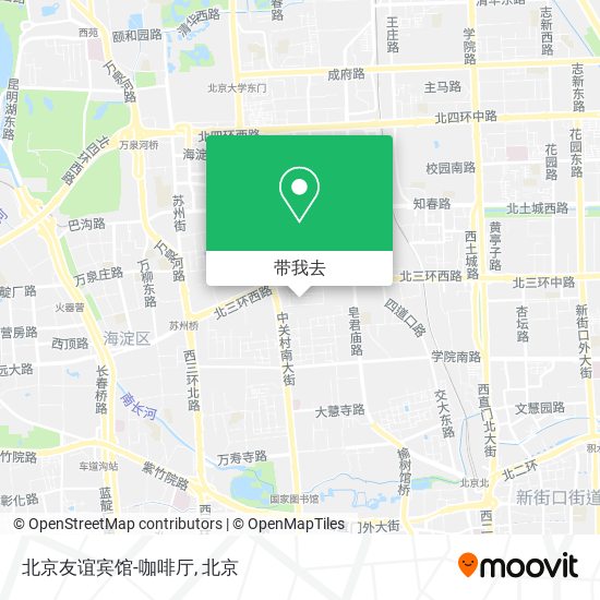 北京友谊宾馆-咖啡厅地图