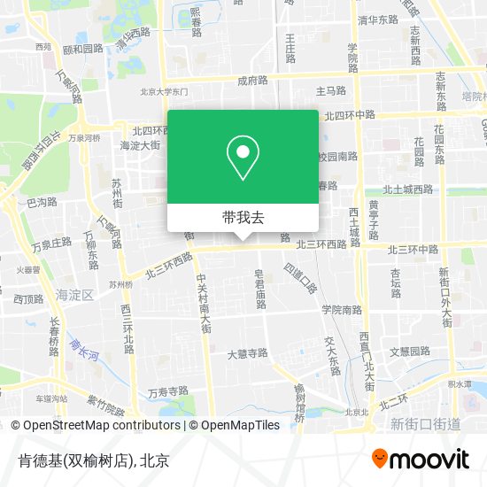 肯德基(双榆树店)地图