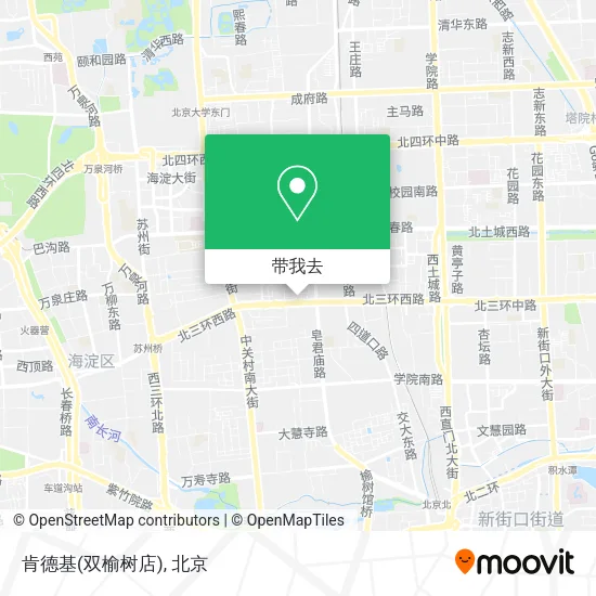 肯德基(双榆树店)地图