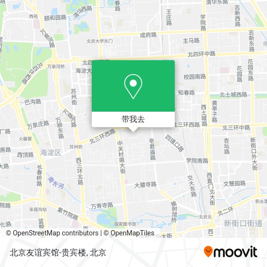 北京友谊宾馆-贵宾楼地图