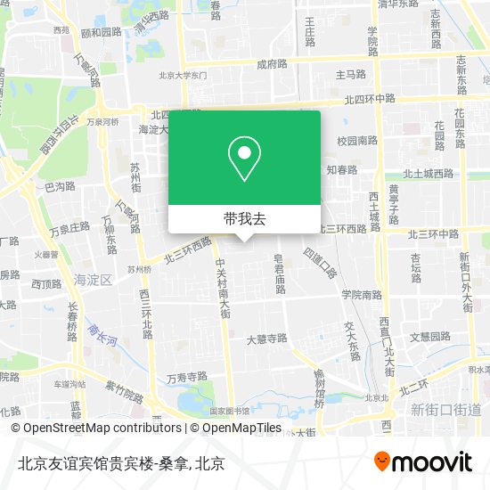 北京友谊宾馆贵宾楼-桑拿地图