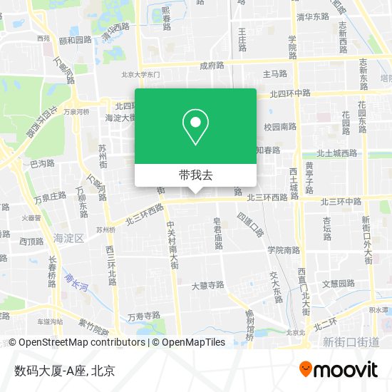 数码大厦-A座地图