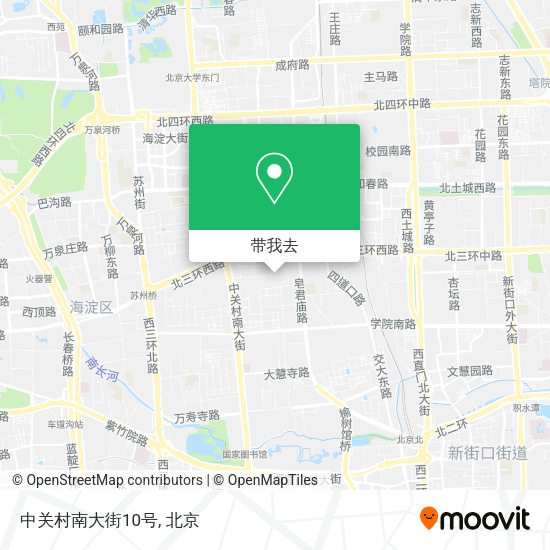 中关村南大街10号地图