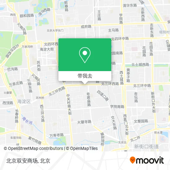 北京双安商场地图