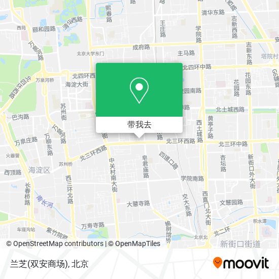 兰芝(双安商场)地图