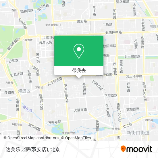 达美乐比萨(双安店)地图