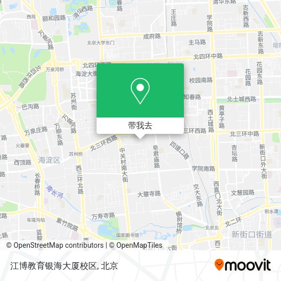 江博教育银海大厦校区地图