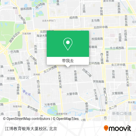 江博教育银海大厦校区地图