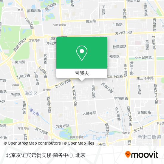 北京友谊宾馆贵宾楼-商务中心地图