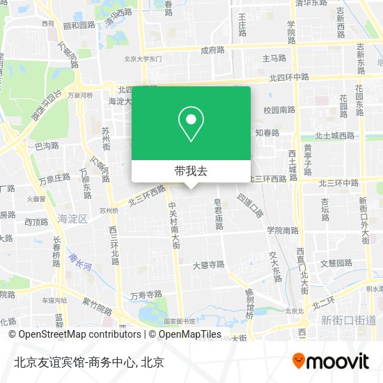 北京友谊宾馆-商务中心地图
