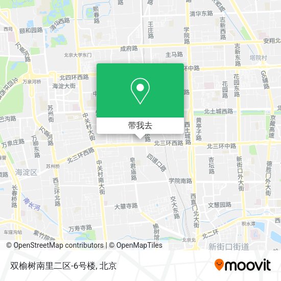 双榆树南里二区-6号楼地图