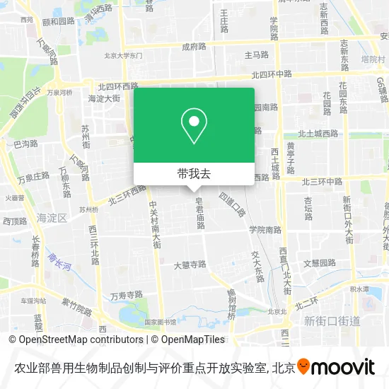 农业部兽用生物制品创制与评价重点开放实验室地图