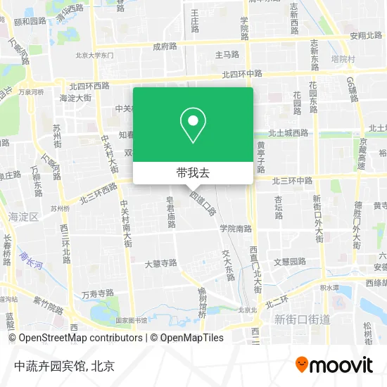 中蔬卉园宾馆地图