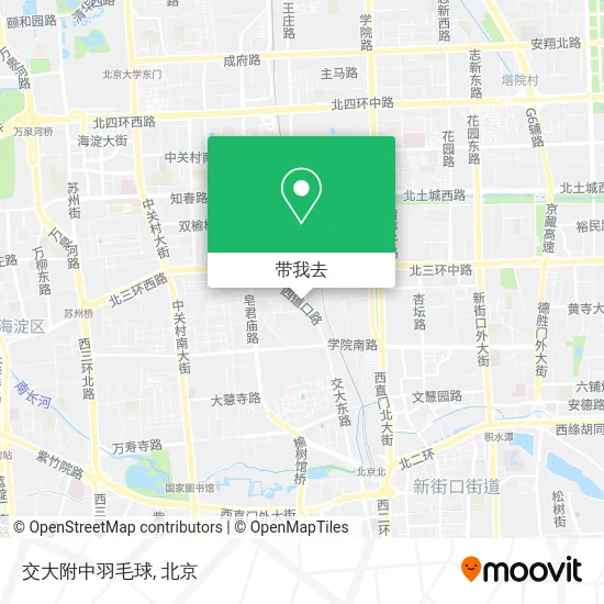 交大附中羽毛球地图