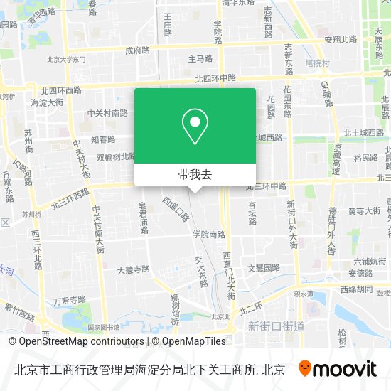 北京市工商行政管理局海淀分局北下关工商所地图