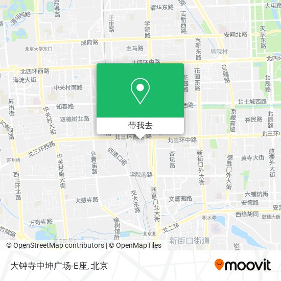 大钟寺中坤广场-E座地图