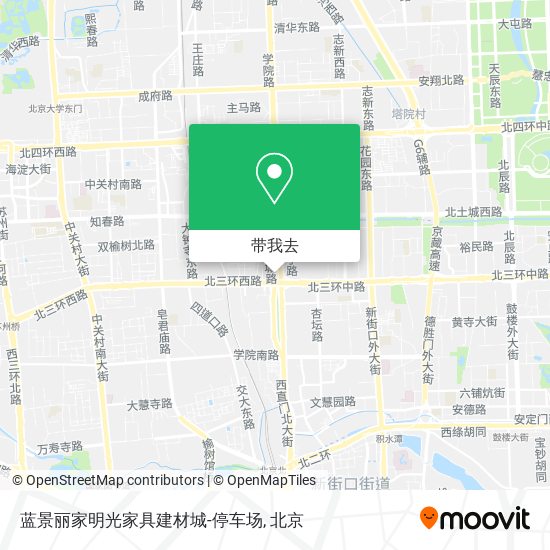 蓝景丽家明光家具建材城-停车场地图