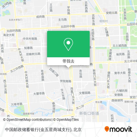 中国邮政储蓄银行(金五星商城支行)地图