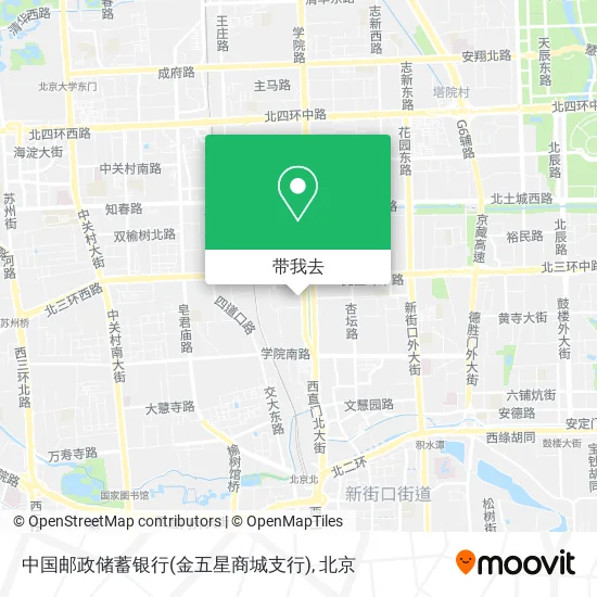中国邮政储蓄银行(金五星商城支行)地图
