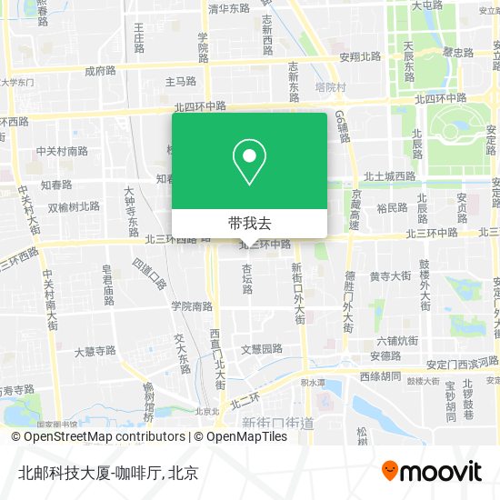 北邮科技大厦-咖啡厅地图