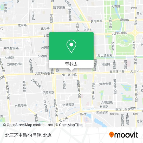 北三环中路44号院地图