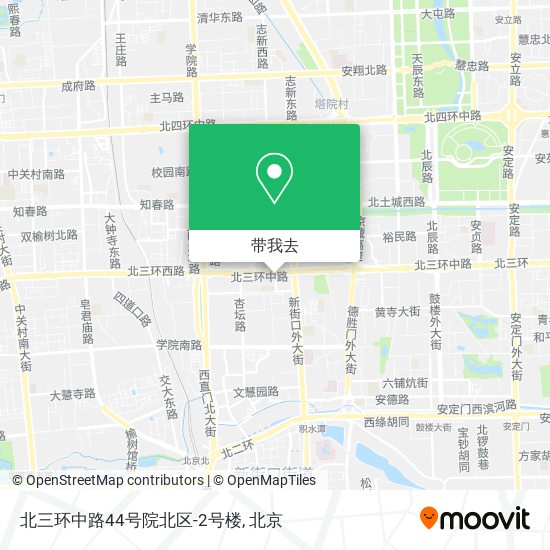 北三环中路44号院北区-2号楼地图