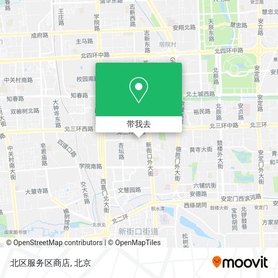 北区服务区商店地图